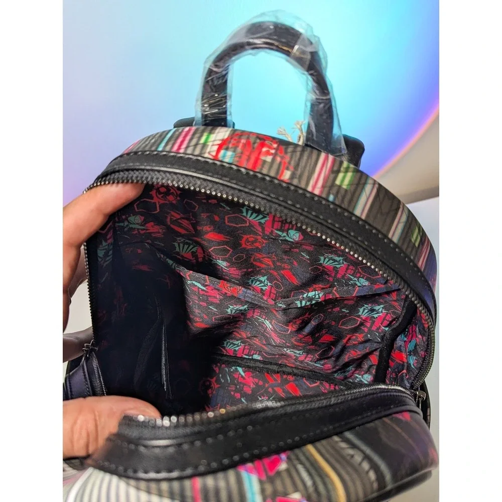 NWT Loungefly Spider-Man Across The Spider-Verse Lenticular Mini Backpack Marvel
